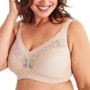 Swegmark BH Cotton Star Soft Bra Beige bomull B 85 Dam