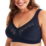 Swegmark BH Cotton Star Soft Bra Marin bomull C 75 Dam