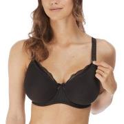 Freya BH Pure Underwire Moulded Nursing Bra Svart nylon D 75 Dam