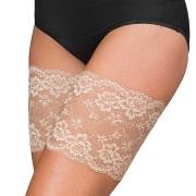 Trofe Thigh Lace Strumpbyxor Beige polyamid Medium Dam