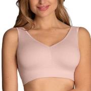 Anita Lotta Bralette BH Ljusrosa nylon Large Dam