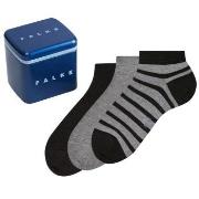 Falke Strumpor 3P Ankle Sock Happy Box Grå bomull Strl 43/46