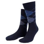 Amanda Christensen Strumpor True Ankle Argyle Sock Marin/Blå Strl 47/5...