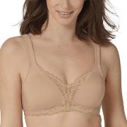 Triumph BH Modern Lace Cotton Soft Bra Beige D 95 Dam