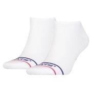 Levis Strumpor 2P Organic Cotton Ankle Sock Vit Strl 43/46