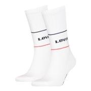 Levis Strumpor 2P Organic Cotton Sock Vit Strl 39/42