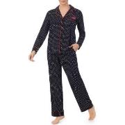 DKNY Season of Giving Pyjamas Svart/Vit Medium Dam