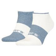 Levis Strumpor 2P Unisex Sustainable Low Cut Socks Vit/Blå Strl 39/42