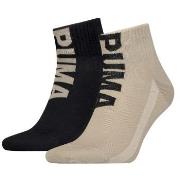 Puma Strumpor 2P Men Logo Quarter Socks Sand Strl 43/46 Herr