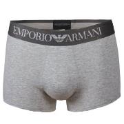 Armani Cotton Stretch Trunk Kalsonger Grå bomull X-Large Herr