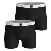 Björn Borg Kalsonger 2P Cotton Stretch Rib Boxer Svart bomull Medium H...