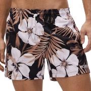 BOSS Badbyxor Turtle Recycled Swim Shorts Svart mönstrad polyester X-L...