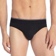 Calida Kalsonger Pure and Style Mini Brief Svart bomull Small Herr