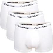 Calvin Klein Kalsonger 3P Cotton Stretch Low Rise Trunks Vit bomull X-...