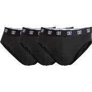 CR7 Cristiano Ronaldo Kalsonger 3P Basic Brief Svart bomull Large Herr