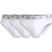 CR7 Cristiano Ronaldo Kalsonger 3P Basic Brief Vit bomull X-Large Herr