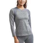 Craft Essence LS Tee Women Grå polyester Small Dam