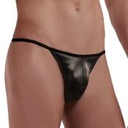 Doreanse Kalsonger Men G-string Svart Skinn polyester Medium Herr