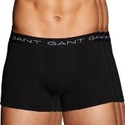 Gant Kalsonger 3P Essential Basic CS Trunks Svart bomull Large Herr