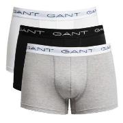 Gant Kalsonger 6P Essential Basic CS Trunks Grå/Svart bomull Small Her...