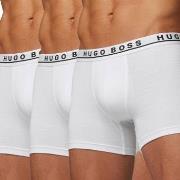 BOSS Kalsonger 3P Cotton Stretch Boxer Brief Long Vit bomull Large Her...
