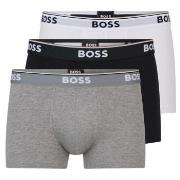 BOSS Kalsonger 6P Cotton Stretch Trunks Vit/Svart bomull Medium Herr