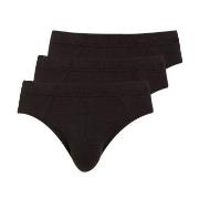 Jockey Kalsonger 3P Cotton Plus Brief Svart Large Herr