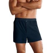 Jockey Kalsonger Woven Poplin Boxer Shorts Mörkblå bomull Medium Herr