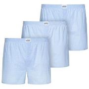 Jockey Kalsonger 3P Woven Soft Poplin Boxer Shorts Ljusblå bomull X-La...