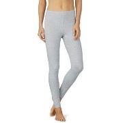 Mey Cotton Pure Leggings Gråmelerad bomull 44 Dam