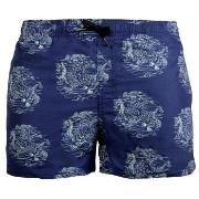 Muchachomalo Badbyxor Swimshorts Print FSH Blå Mönstrad polyester Smal...