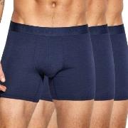 Panos Emporio Kalsonger 3P Base Bamboo Cotton Boxer Marin XX-Large Her...