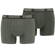 Puma Kalsonger 2P Basic Boxer Grön bomull Large Herr