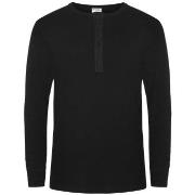 Resteröds Organic Cotton Grandpa Long Sleeve Svart ekologisk bomull La...