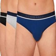 Schiesser Kalsonger 3P 95-5 Organic Cotton Rio Brief Blå/Grå bomull XX...