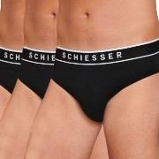 Schiesser Kalsonger 3P 95-5 Organic Cotton Rio Brief Helsvart bomull X...