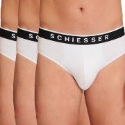 Schiesser Kalsonger 3P 95-5 Organic Cotton Rio Brief Vit bomull Medium...