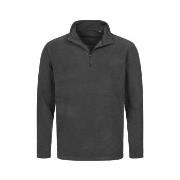 Stedman Active Fleece Half-Zip For Men Grå polyester Large Herr