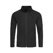 Stedman Active Fleece Jacket For Men Svart polyester Large Herr
