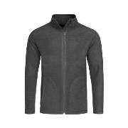 Stedman Active Fleece Jacket For Men Grå polyester Small Herr