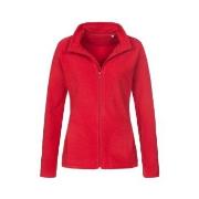Stedman Active Fleece Jacket For Women Röd polyester X-Large Dam