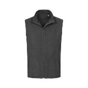 Stedman Active Fleece Vest For Men Grå polyester X-Large Herr