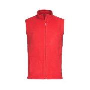 Stedman Active Fleece Vest For Men Röd polyester Small Herr