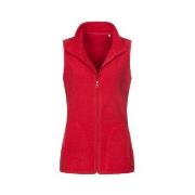 Stedman Active Fleece Vest For Women Röd polyester Medium Dam