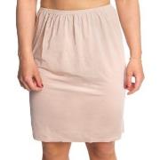 Trofe Slip Skirt Short Beige Medium Dam