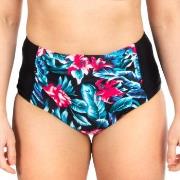 Trofe Tropical High Waist Bikini Brief Svart blommig 46 Dam