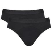 Sloggi Kalsonger 2P Men Ever Soft Brief Svart modal Small Herr