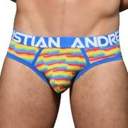 Andrew Christian Kalsonger Almost Naked Pride Flag Brief Flerfärgad po...