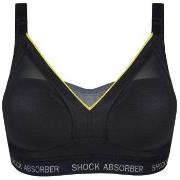 Shock Absorber BH Active Shaped Support Bra Svart/Gul B 80 Dam