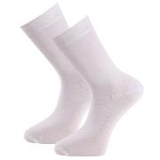 Trofe Bamboo Socks Strumpor 2P Vit Strl 35/38 Dam